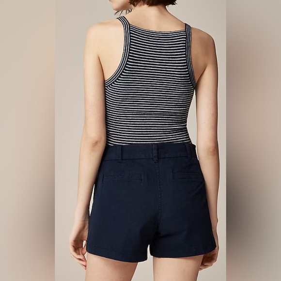 J. Crew Women's 4” Stretch Chino Shorts - Picture 2 of 6
